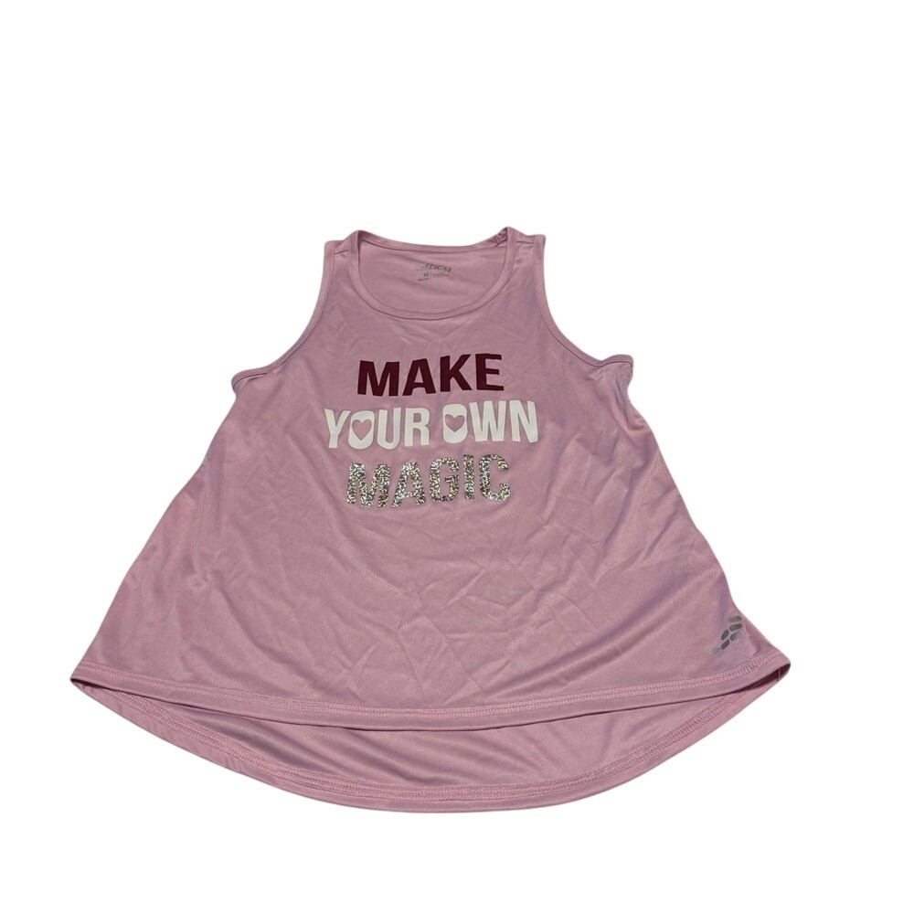 BCG Girls‎ Pink Make Your Own Magic Athletic Tank Top Size Medium